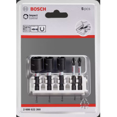 Embout de vissage et douille Impact Control 5x