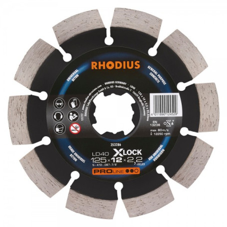 DISQUE DIAMANT RHODIUS LD40 BETON